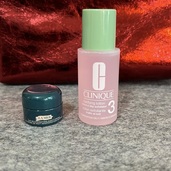 Cosmetic/ Travel Bag Bundle Red Metallic - Picture 7 of 7